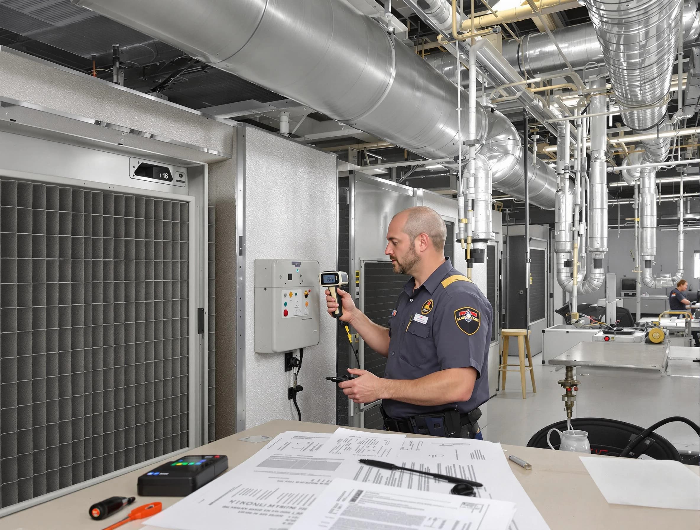 Professional filter system inspection by West Valley City Air Duct Cleaning in West Valley City