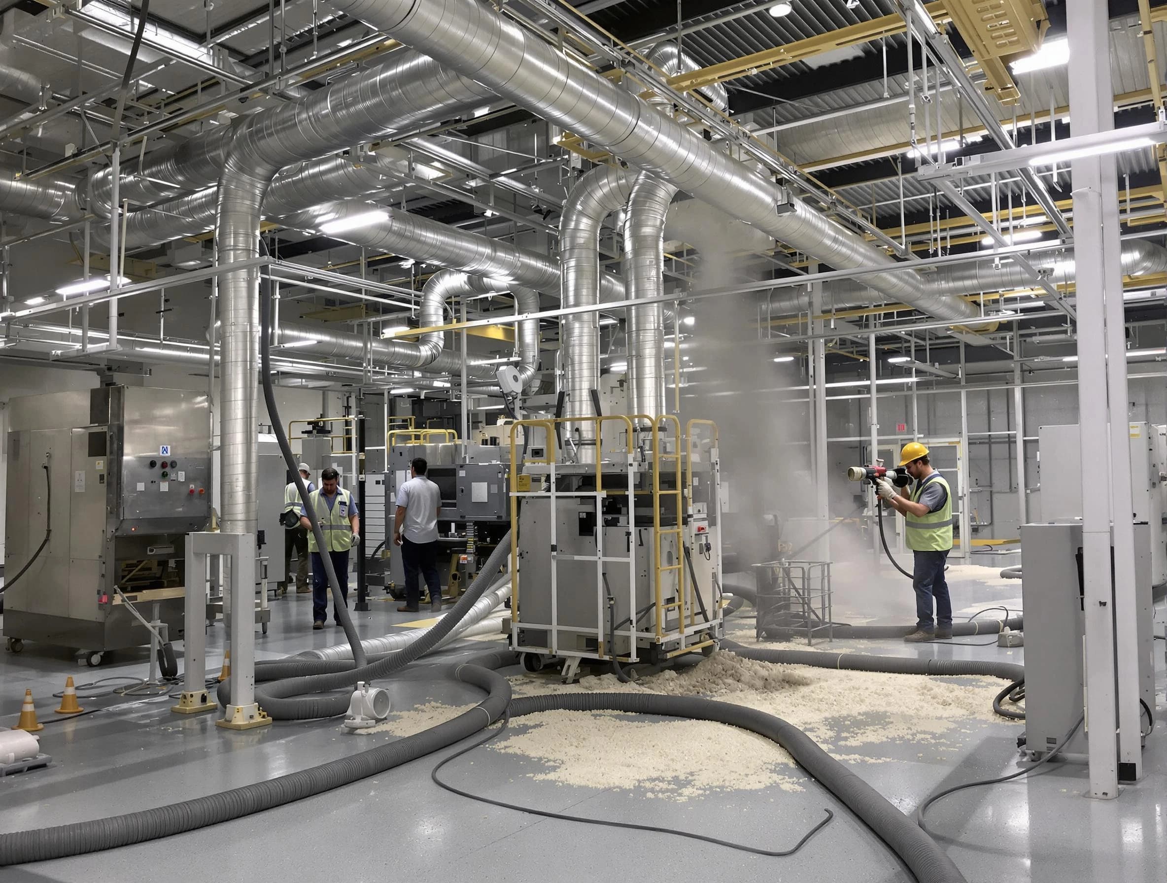 Heavy-duty industrial duct cleaning by West Valley City Air Duct Cleaning in West Valley City