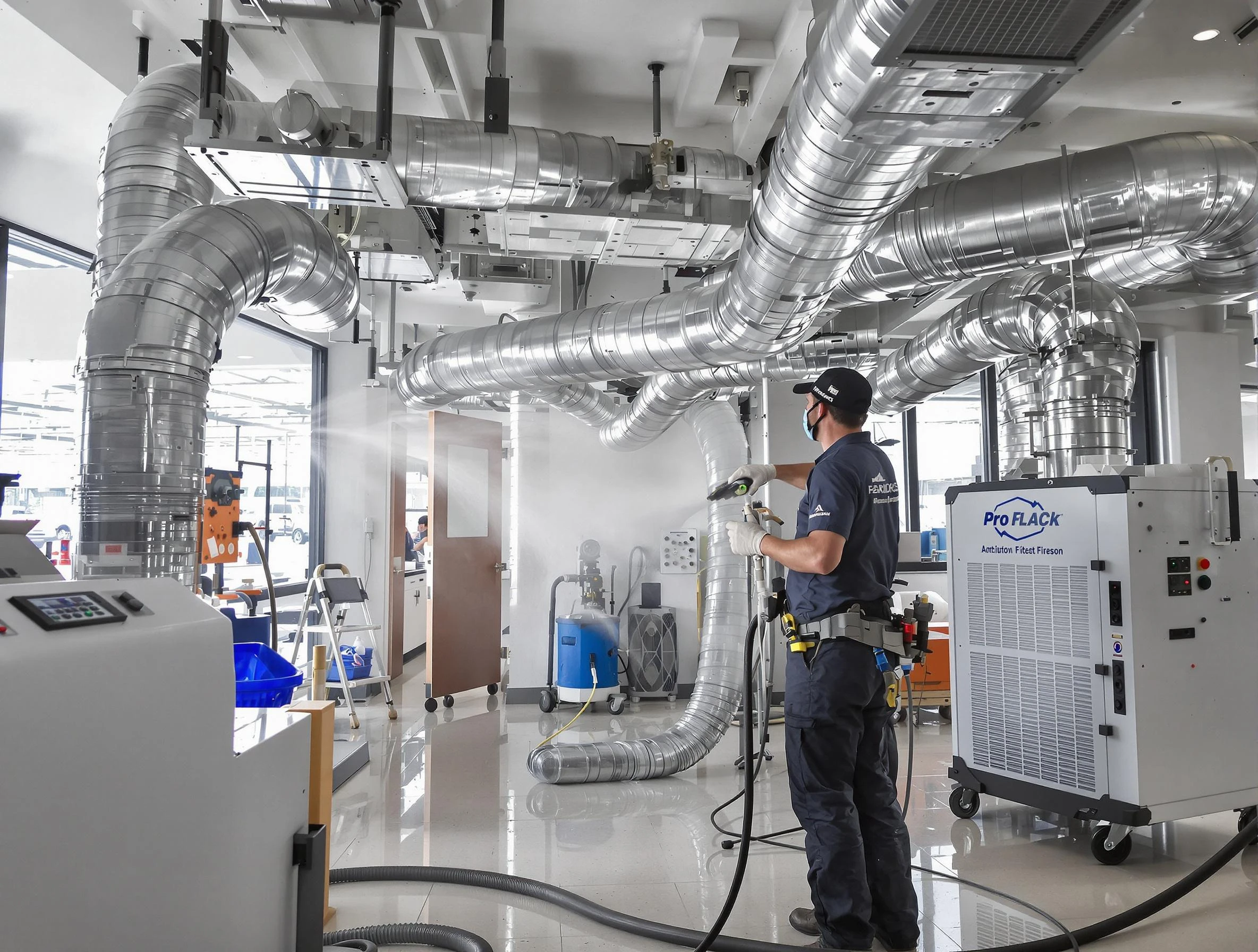 Negative Pressure Air Duct Cleaning in West Valley City