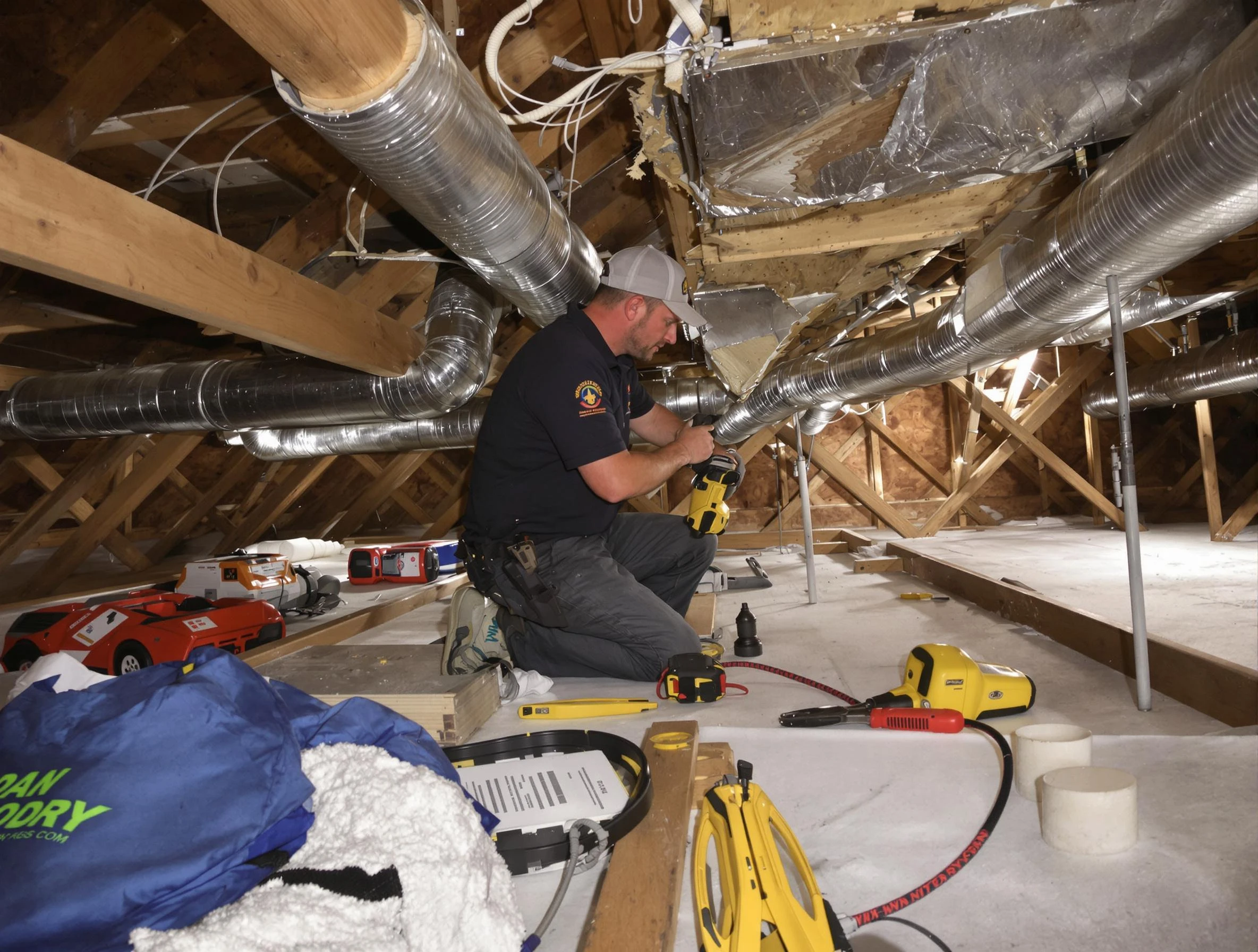 Professional air duct repair by West Valley City Air Duct Cleaning in West Valley City