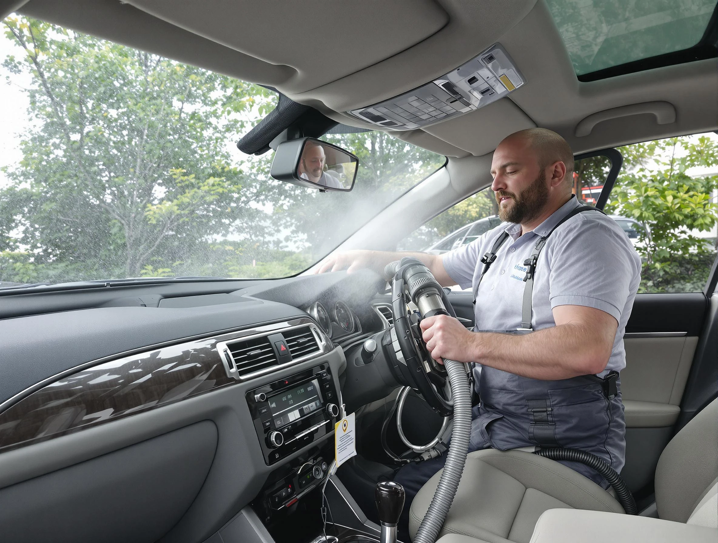 West Valley City Air Duct Cleaning specialist performing professional car duct cleaning in West Valley City