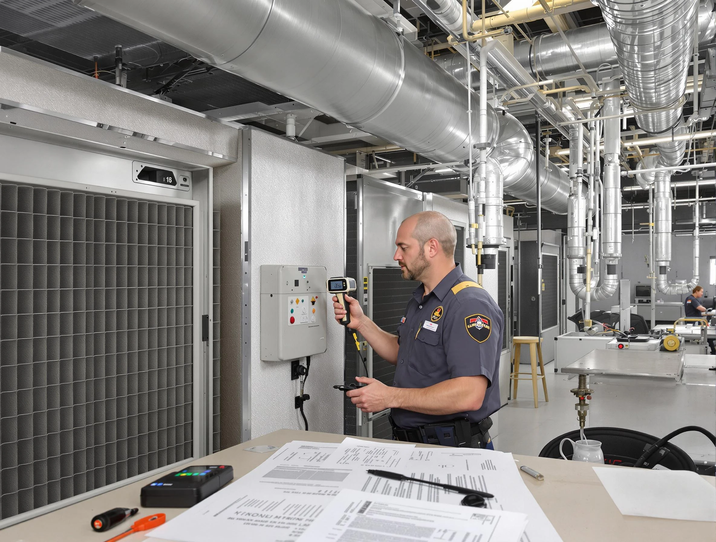 Professional filter system inspection by West Valley City Air Duct Cleaning in West Valley City